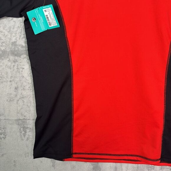 NWT New Seadoo BRP Mens Black Short Sleeve Rash Guard Shirt SPF 50 Size XL - Picture 7 of 12